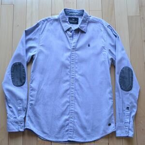 Scotch & Soda Long Sleeve Button Down Shirt Size Large Elbow Patches